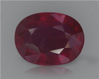  Natural Ruby (Manik) Heated Treated Certified 2.17 CTS... ( 80356 )